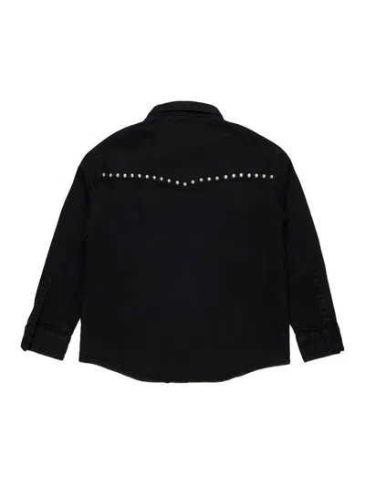 Dsquared2 Stud-embellished Shirt In Black