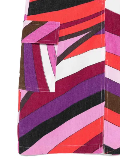 Pucci Printed Skirt In Multi