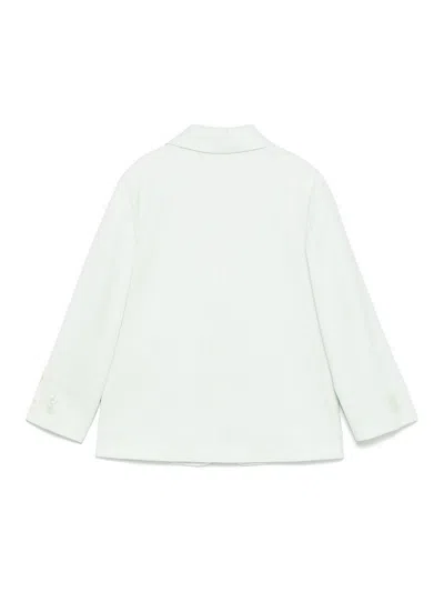 Elisabetta Franchi Blazer With Logo In Blue