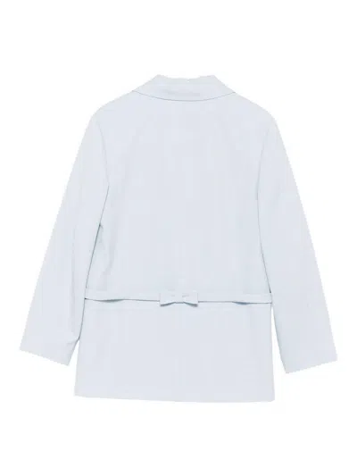 Elisabetta Franchi Single-breasted Jacket In Blue