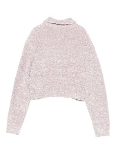 Elisabetta Franchi Boucl. Jacket In Pink