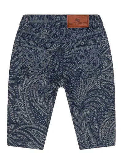 Etro Jeans With Print In Gray