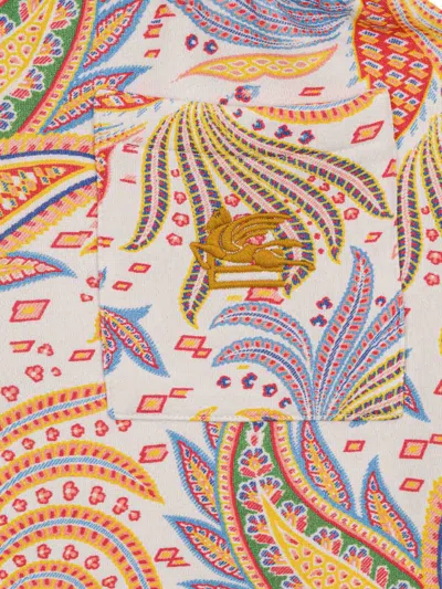 Etro Elastic Waist Trousers In Multi