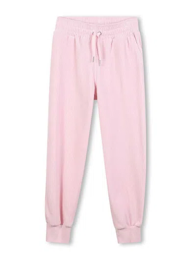 Givenchy Trousers With Logo In Pink