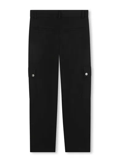 Givenchy Trousers With Logo In Black