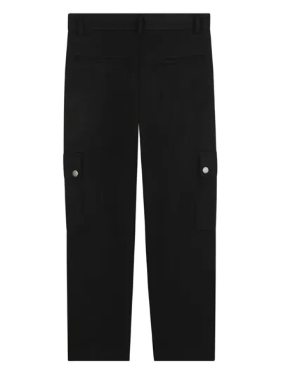 Givenchy Trousers With Logo In Black