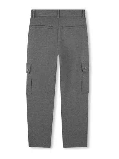Givenchy Trousers With Logo In Gray