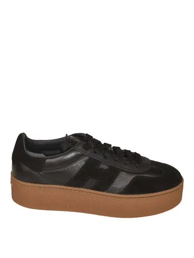 Hogan H681 Side H Patch Sneakers In Black