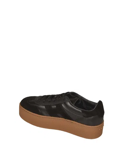 Hogan H681 Side H Patch Sneakers In Black