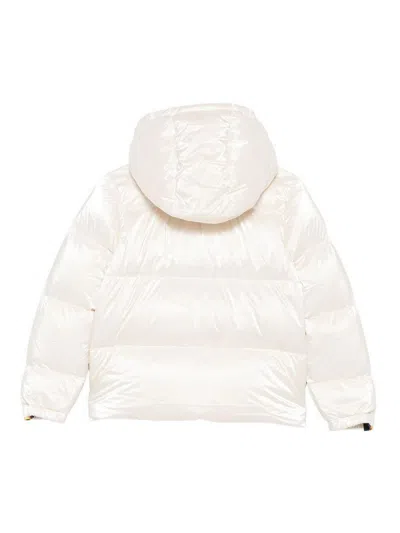 K-way Hooded Jacket In White