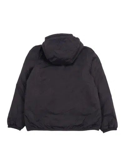 K-way Teddy Bear Down Jacket With Logo In Black