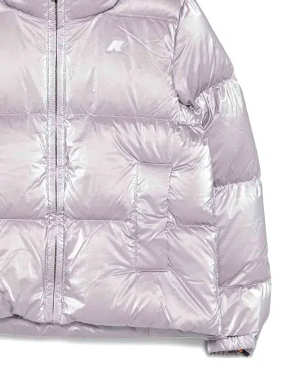 K-way Jacket With Hood In Purple