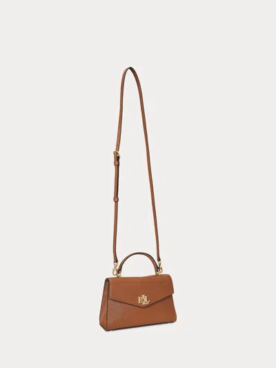 Ralph Lauren Farrah Sm-satchel-small In Brown