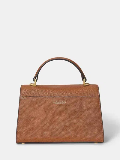 Ralph Lauren Farrah Sm-satchel-small In Brown