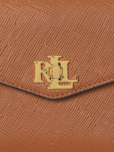 Ralph Lauren Farrah Sm-satchel-small In Brown