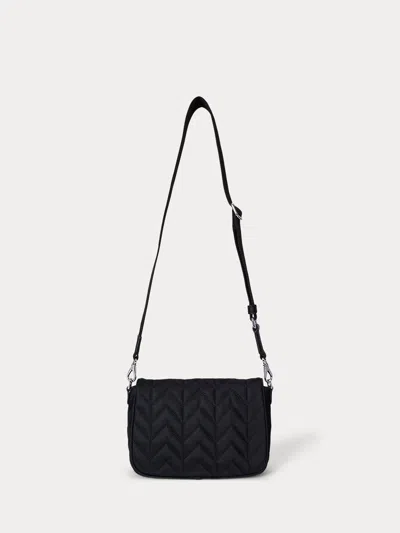 Ralph Lauren Stevie Msngr-crossbody-medium In Black