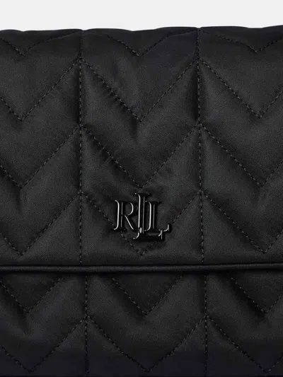 Ralph Lauren Stevie Msngr-crossbody-medium In Black