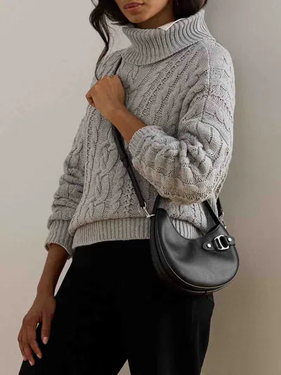 Ralph Lauren Tasha Sm Crs-crossbody-small In Black