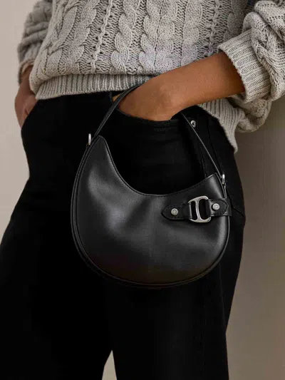 Ralph Lauren Tasha Sm Crs-crossbody-small In Black