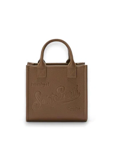 Mc2 Saint Barth Mini Vanity Bag In Brown