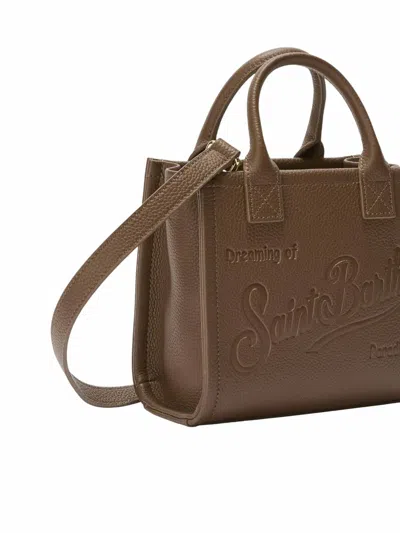 Mc2 Saint Barth Mini Vanity Bag In Brown