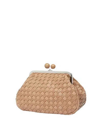 Weekend Max Mara Pasticcino Pancia Medium Orzo Clutch In Brown