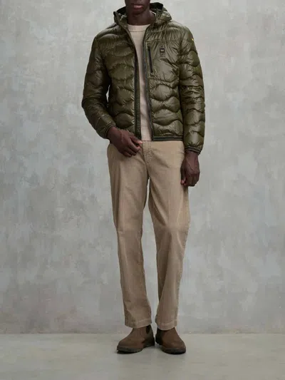 Blauer Wave Wave Padded Feather In Green