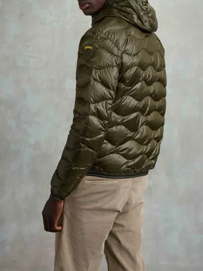 Blauer Wave Wave Padded Feather In Green