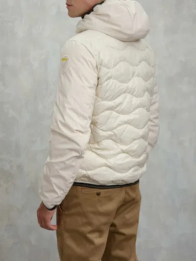 Blauer Hooded Puffer Jacket In White