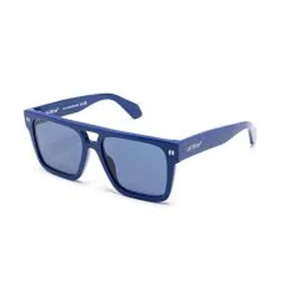 Off-white Springfield Blue Square Ladies Sunglasses Oeri133 4545 56 In Blue