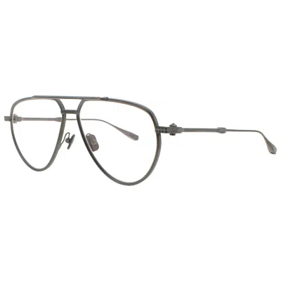 Valentino Stud- Ii Demo Pilot Unisex Eyeglasses Vlx-133 B 59 In Gray
