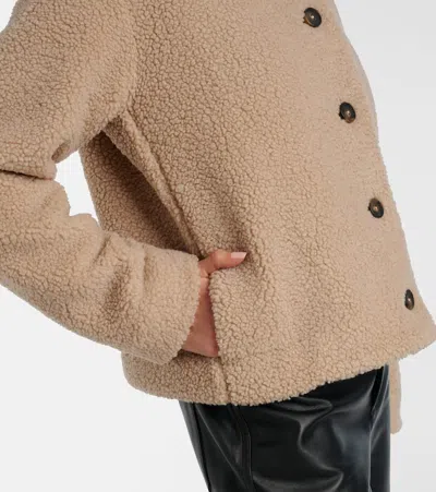 Vince Cropped Jacket In Neutral