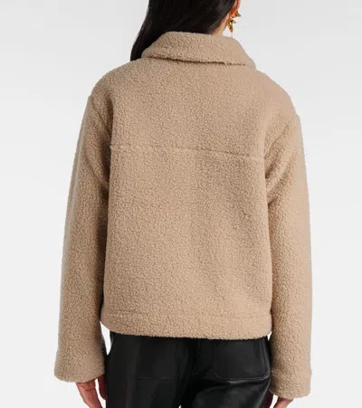 Vince Cropped Jacket In Neutral