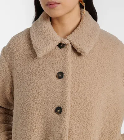 Vince Cropped Jacket In Neutral