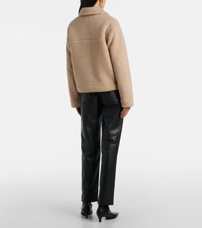 Vince Leather Cropped Straight Pants In Multi