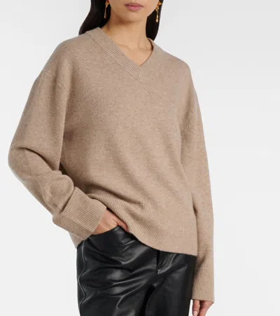 Vince Wool-blend Sweater In Brown