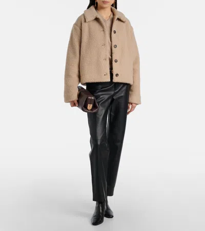 Vince Wool-blend Sweater In Brown