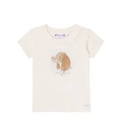 Bonpoint Baby Tom Printed Cotton Jersey T-shirt In White