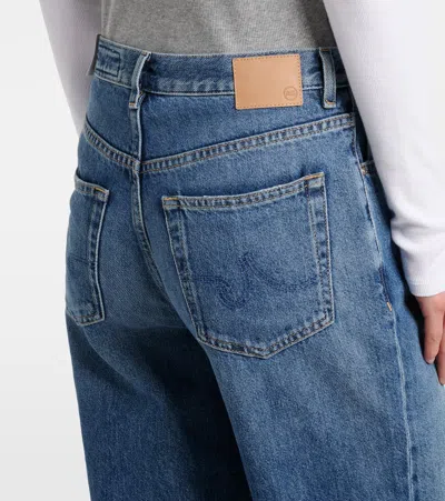 Ag Kora High-rise Wide-leg Jeans In Blue
