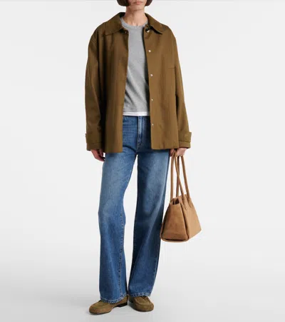 Ag Kora High-rise Wide-leg Jeans In Blue