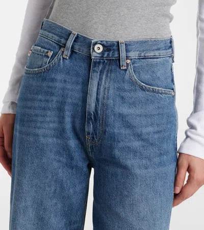 Ag Kora High-rise Wide-leg Jeans In Blue