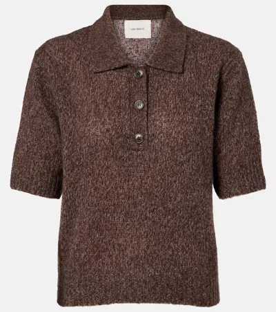 Lisa Yang Masy Cashmere And Silk Sweater In Brown