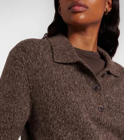 Lisa Yang Masy Cashmere And Silk Sweater In Brown