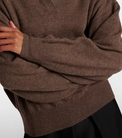 Lisa Yang Katriel Cashmere Sweater In Brown