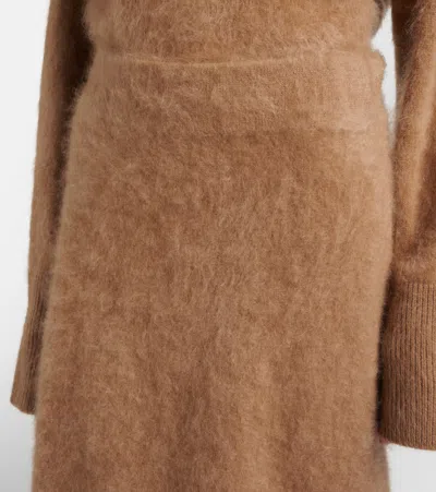 Lisa Yang Asta Cashmere Maxi Skirt In Brown