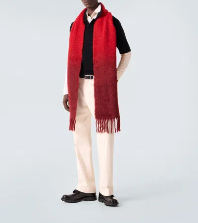 Allude Wool And Cashmere Polo Sweater In Black