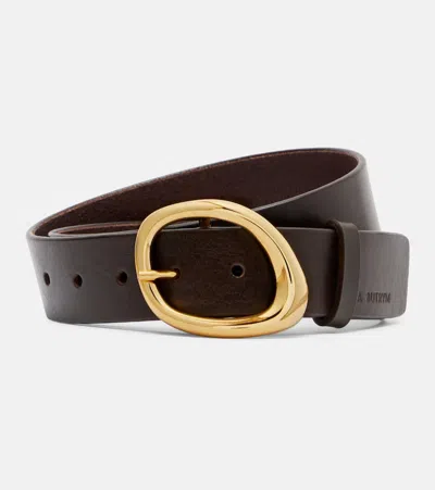 Magda Butrym Leather Belt In Brown