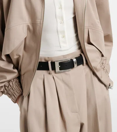 Magda Butrym Leather Belt In Black