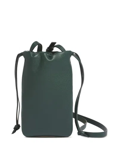 Marni ドローストリング クラッチバッグ In Green