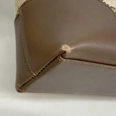 Pre-owned Gucci Brown Canvas Shoulder Bag ()